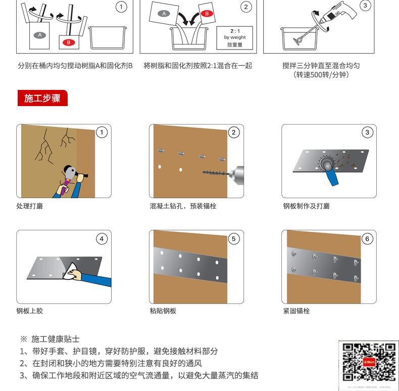 包钢神木粘钢加固施工过程